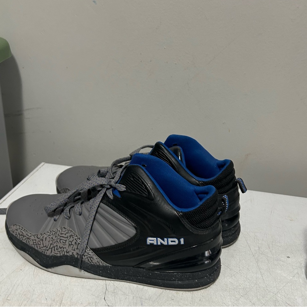 And1 Grey Blue and Black Shoes sneakers